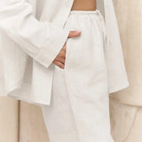 Aria 100% Cotton-Linen Set