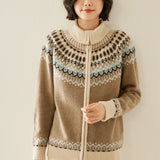 Strathan Cashmere Zip-Up