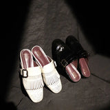 Winslow Fringe Leather Loafers