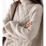 Cambria Cable Turtleneck Sweater