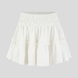 Viora Leopard Ruffle Skirt