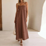 Colette Polka Dot Sweeping Midi Dress