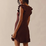 Maribelle Crochet Beach Mini Dress