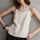 Women’s Linen V-Neck Camisole Top