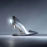 Panther Teeth High-Heel Stiletto Pumps