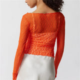 Olivia Women's Transparent Longsleeve Top