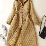 Maren Quilted Long Coat
