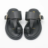 Valencia Leather Buckle Sandal