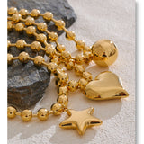 Liré Bold Star Beaded Necklace