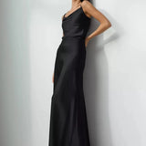 Seraphine Satin Fishtail Maxi Skirt