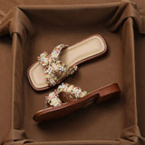 Cala Peep-Toe Slipper