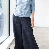 The Easy Wide Leg Linen Pant