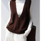 Rowan Deep-V Wool Vest