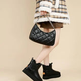 Women's Holmstead Leather Fur Boots