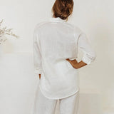The Oversized Pocket Linen Shirt