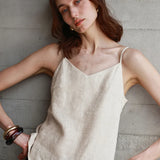 Women’s Linen V-Neck Camisole Top