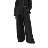 Monaco Drawstring Wide-Leg Jean
