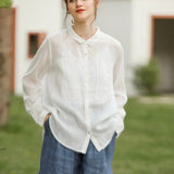 Olivia 100% Linen Summer Shorts