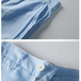 Summer Cotton Linen Beach Shorts