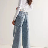 Audrey Wide-Leg Denim Jeans