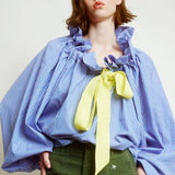 Bellarine Puffed Cotton Blouse
