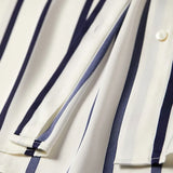 Maren Stripe Satin Blouse