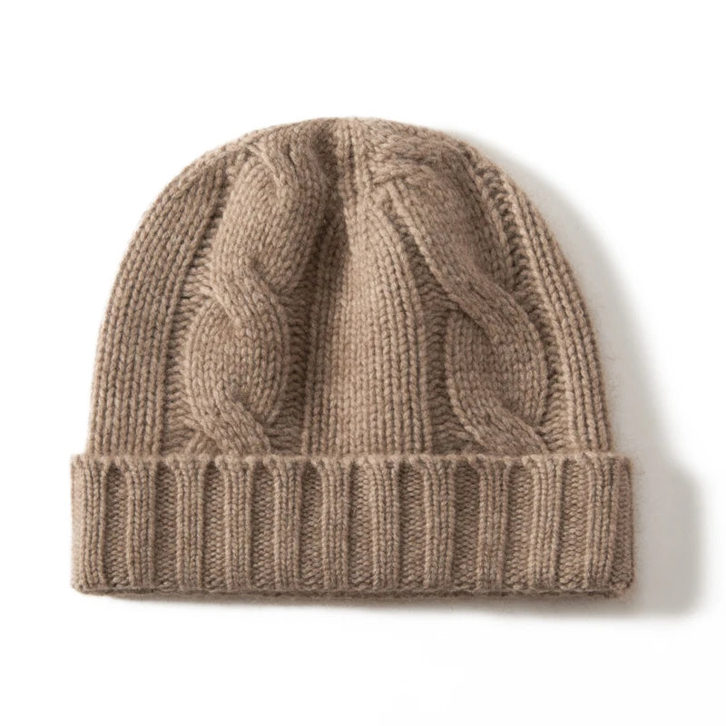 Wren Cable Cashmere Beanie