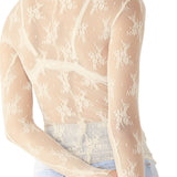 Liana Lace Transparent Top
