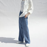 Oversized Linen Blouse