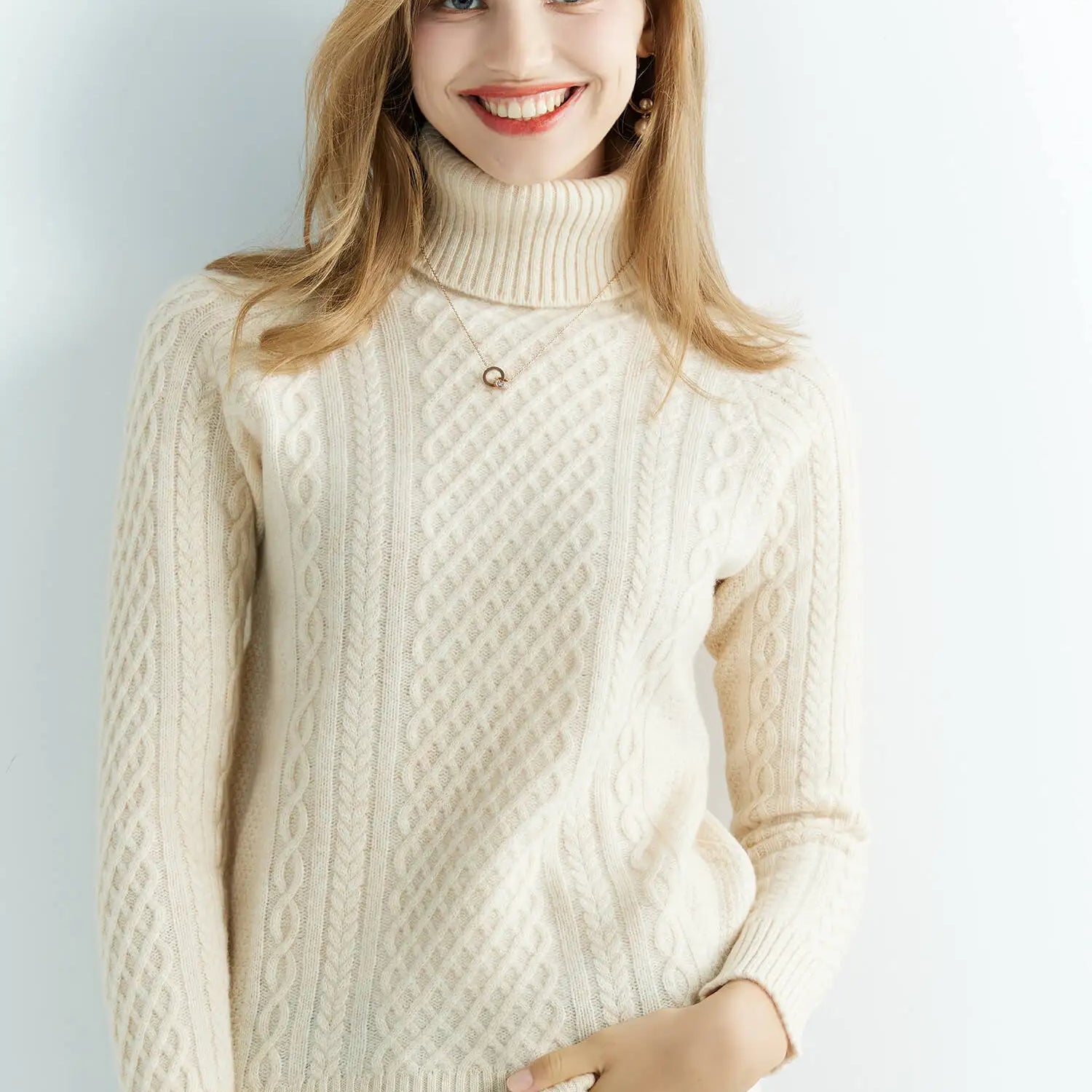 Nordic Cable-Knit Classic Sweater