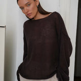 Liora Relaxed Crewneck Sweater