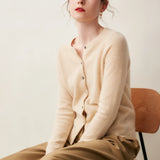 Ashford Cashmere Crew Cardigan