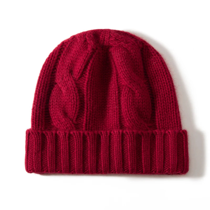Wren Cable Cashmere Beanie