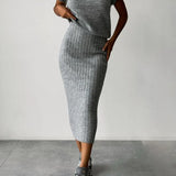 Maratea Coastal Rib Sleeveless Set