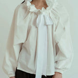 Bellarine Puffed Cotton Blouse