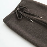 Wool Knitted Wide Leg Pants