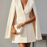 Odette Shawl-Cape Dress