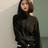 Vercelli Cashmere Button Sweater