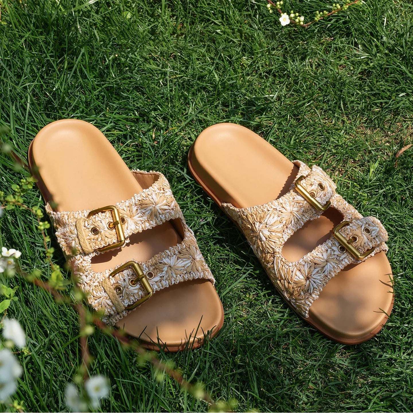The Positano Buckle Sandal
