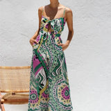 Women's Wide Leg Jumpsuit – Spaghetti Strap