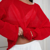 Liora Relaxed Crewneck Sweater