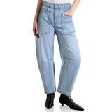 The Camden Structured Barrel Jean Denim