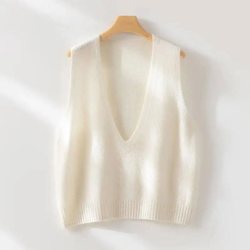 Rowan Deep-V Wool Vest