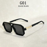 Stark Square Retro Shades in Camel — Sunglasses
