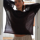 Liora Relaxed Crewneck Sweater