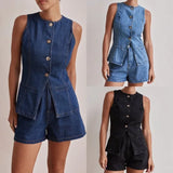 Monroe 100% Cotton Denim Set