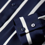 Maren Stripe Satin Blouse