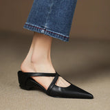 Palma Genuine Leather Mules