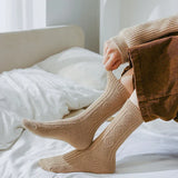 Céleste Cable Cashmere Sock