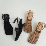 Fallon Mesh Weave Heels
